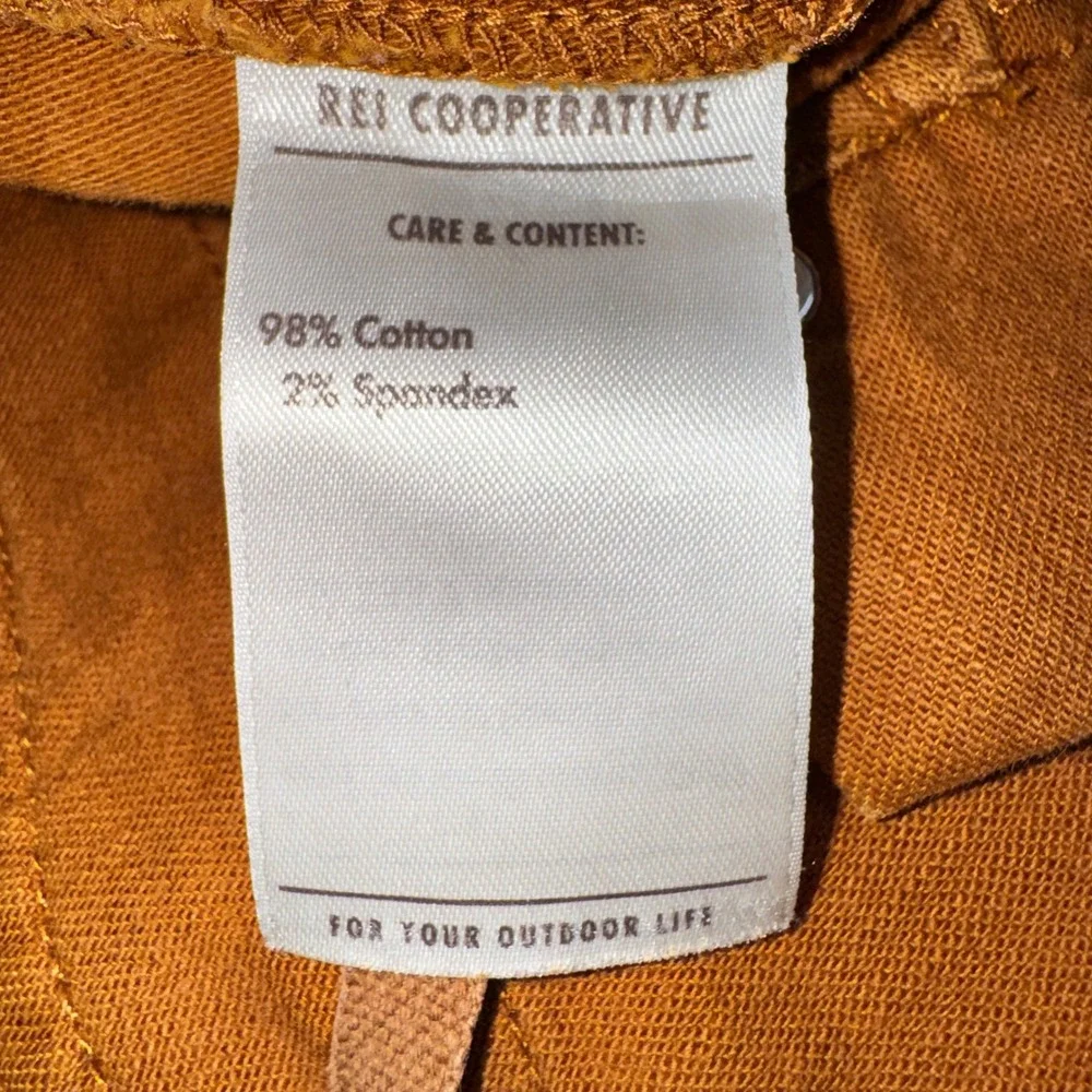 REI Co-op Trailsmith Jogger Pants Mens 32x32 Copper Brown Cotton Blend 23055-S22